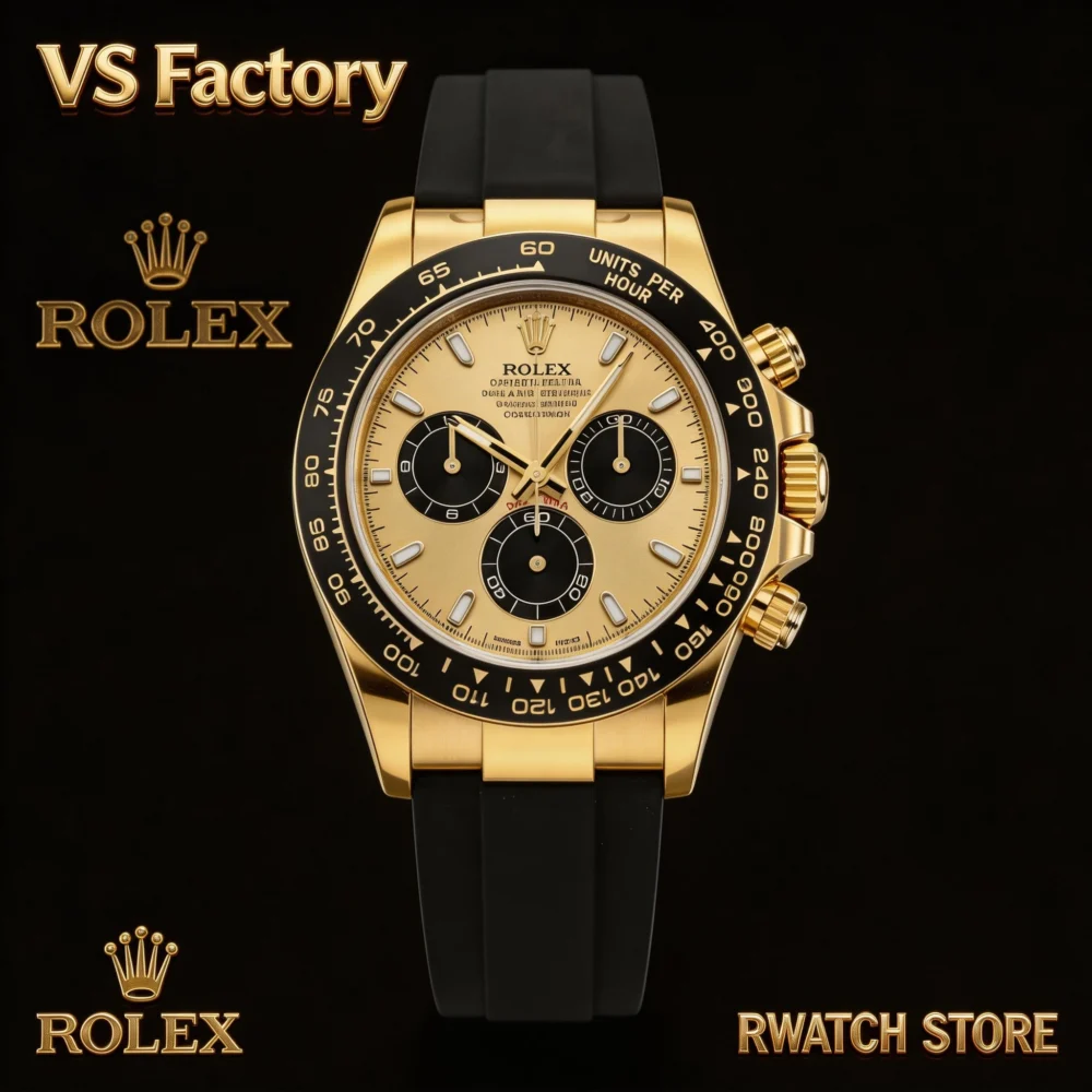 VS Factory Rolex Daytona 116518 YG Dial 904L Steel DD4130 Movement