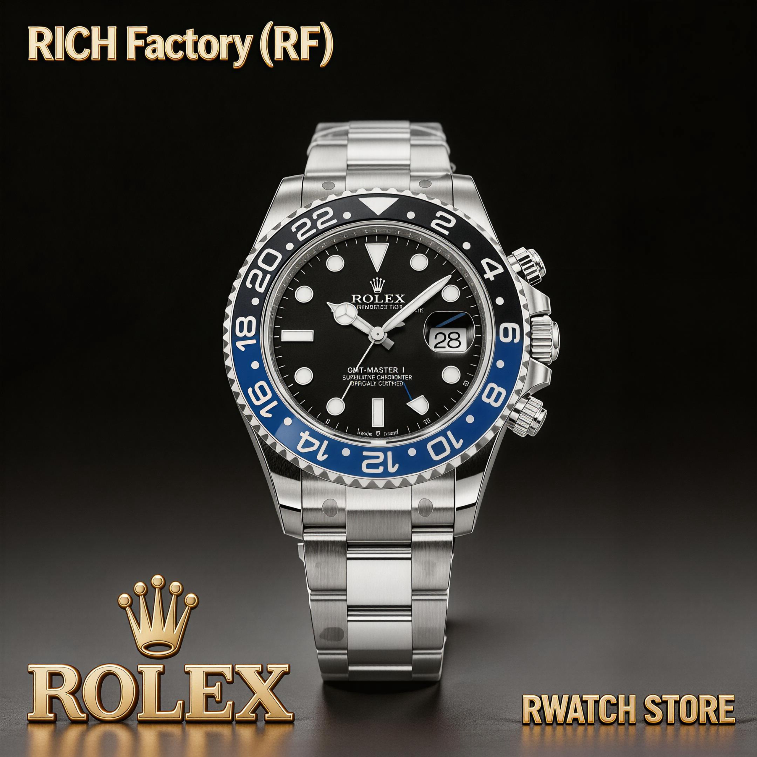 jimeng-2026-04-10-1331-按照图片1的排版做劳力士手表促销海报，根据图二中的 手表单独做（“注意表盘圆形状...